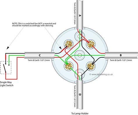 light junction box wiring|6 terminal junction box wiring.